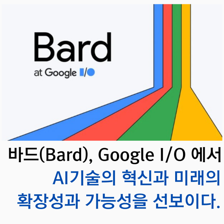 구글 바드가 대화형 생성 인공지능 챗봇의 미래를 선보이다 Bard AI 한국어 지원과 PaLM2