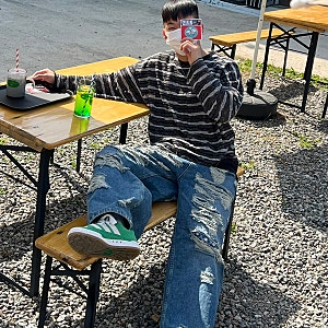 디스트로이드 진 브랜드 더그레이티스트 찢어진 청바지 추천