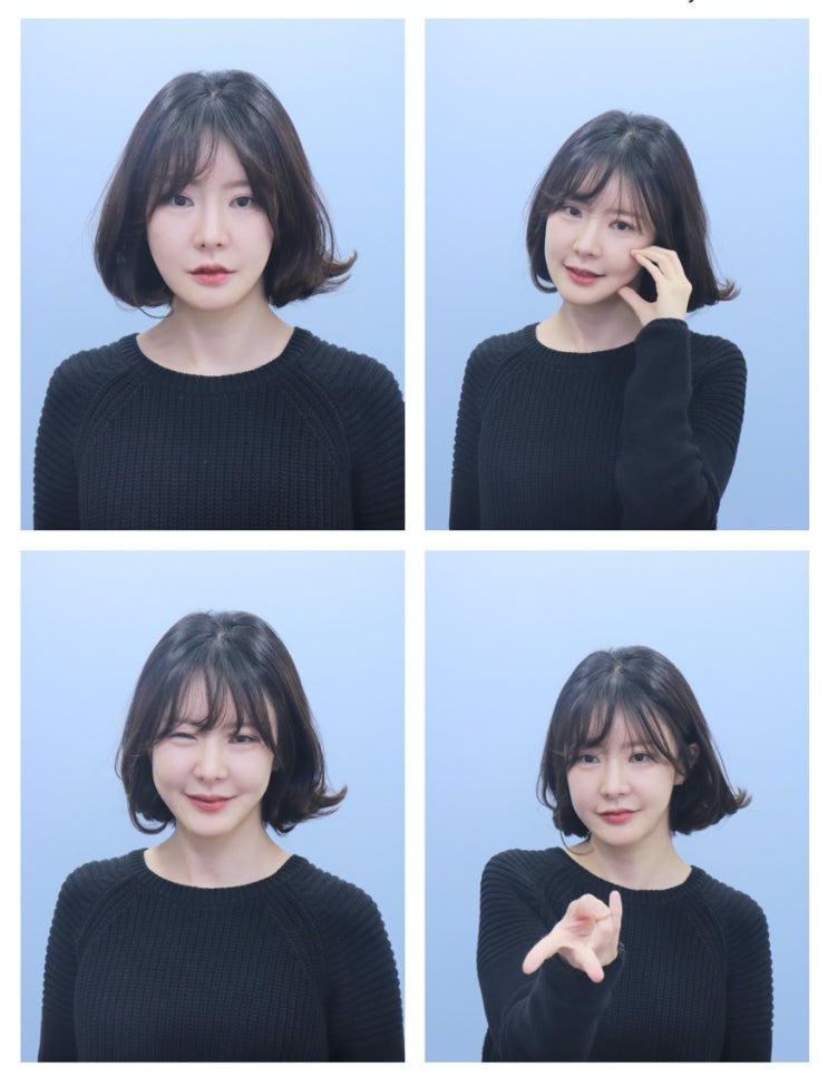  10년 만에 단발하다! 파마 안먹는 머리 C컬펌 성공하고 옴