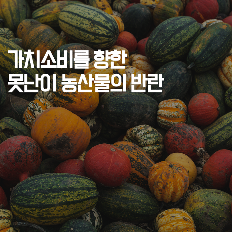  [심플플래닛의 심플두잇] 가치소비를 향한 못난이 농산물의 반란