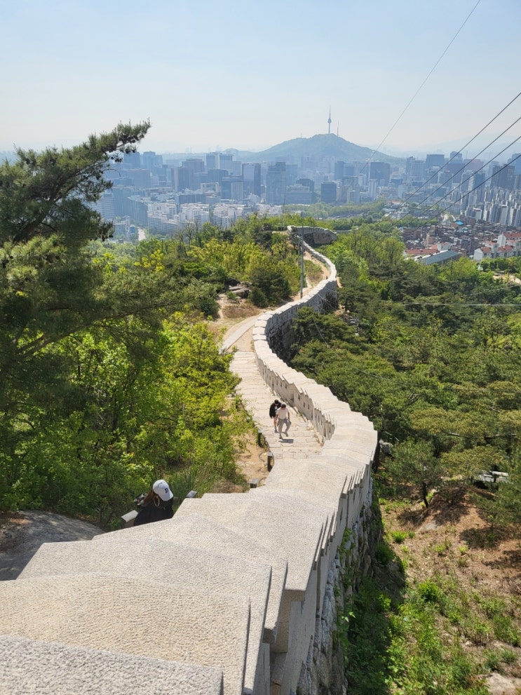 인왕산 초보 등산코스 (경복궁역 ~ 인왕산정상)