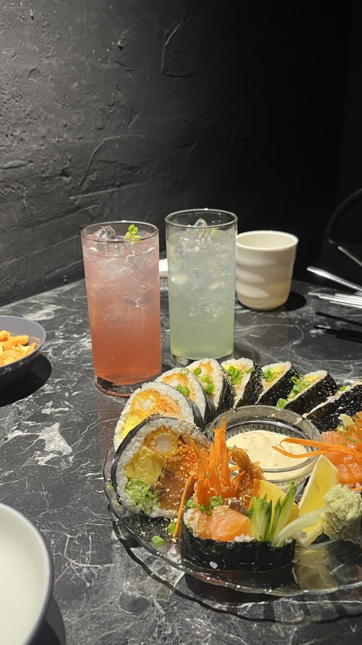  대구교동술집 은식 ㅣ연어김밥+하이볼 조합 최공 