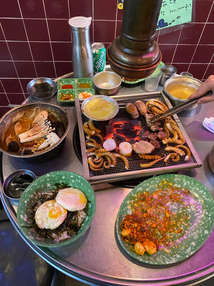  <익산 맛집> 모현동 삼바리. 낙지 숯불구이 두둑한 저녁. 익산 저녁 뭐먹지