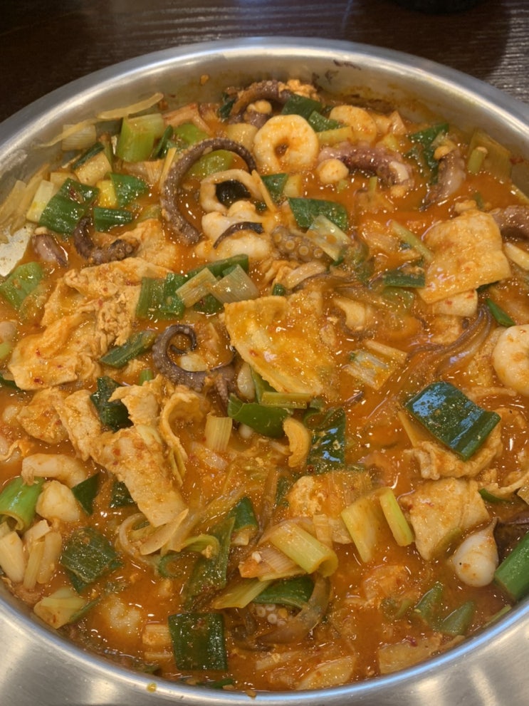  광명역 매콤 낙곱새 맛집(삼겹살 추가 꿀팁,,), 주차_사위식당 #내돈내산