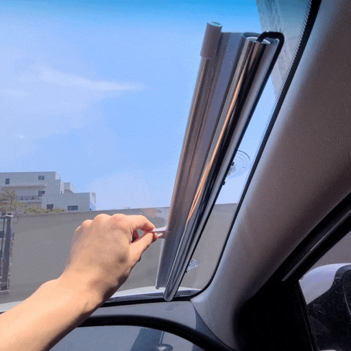 무더운 여름철 차량 필수품「차량 앞 유리 햇빛 가리개」