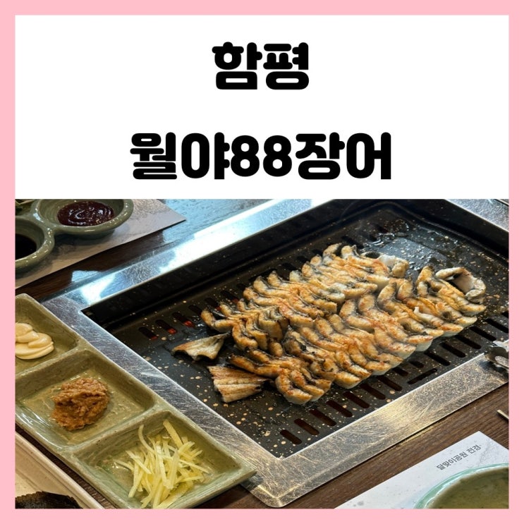 광주 근교 맛집 함평 월야 88 장어 가족 외식