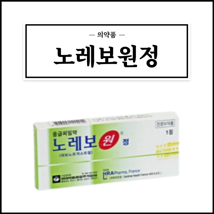  노레보원정, 효능효과/복용법/부작용/주의사항 등 간단정리