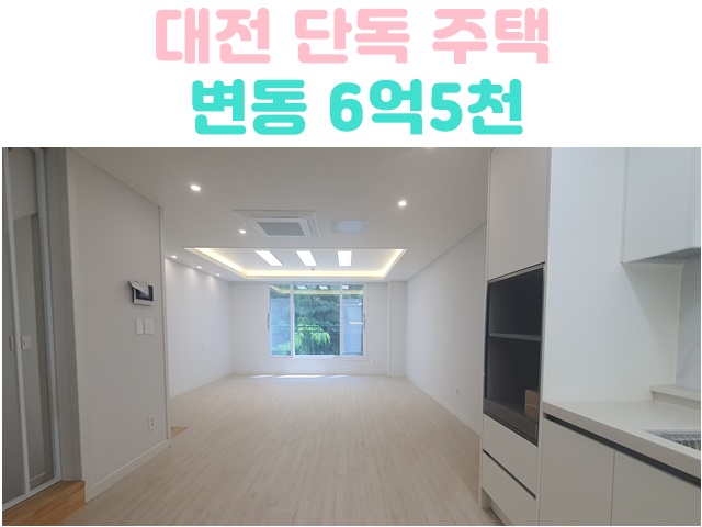  살고 싶은 대전 서구 변동 단독주택 매매 신축 첫 입주 3층 건물