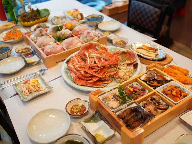  광안리 횟집 신선하고 푸짐한 구성의 황금바다
