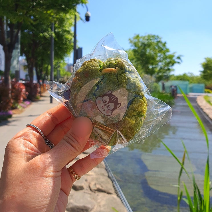 쌀로만든 탕종도넛 짱맛!! 짱두꺼운 르뱅쿠키까지~~ '전대 후문 <우아베이크샵,WooAH Bakeshop>'