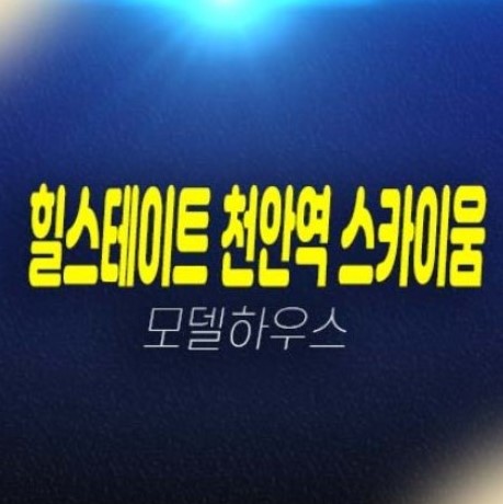 05-12 힐스테이트 천안역 스카이움 성정동 미분양 아파트분양 현대건설 1군 분양가 투자자,실거주 신축공사 개발호재 및 주목! 주택전시관 상담안내!