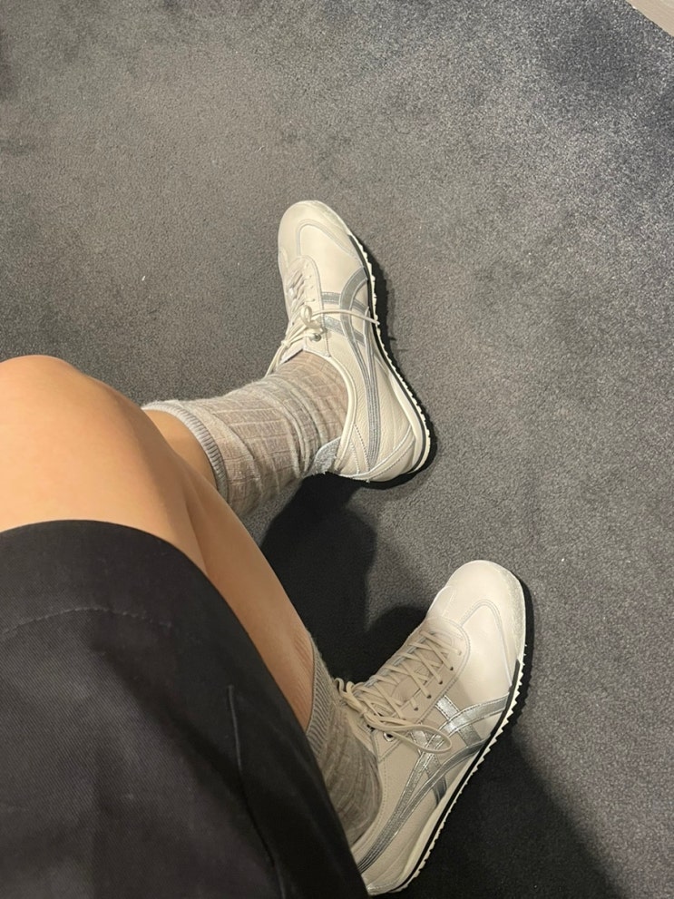  【Onitsuka Tiger】 오니츠카타이거 멕시코66 SD 버치 실버 245 + 사이즈팁!