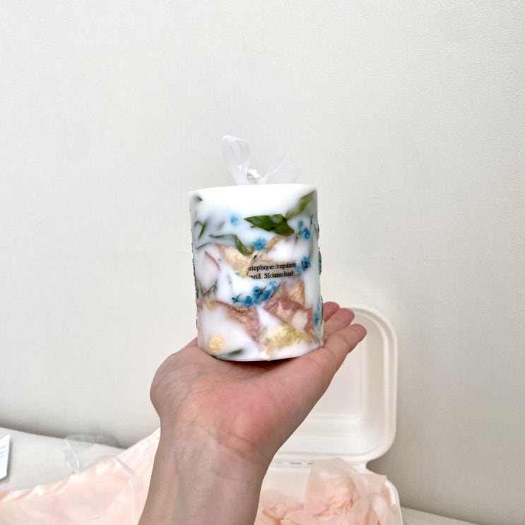  꽃다발, 부케 영원히 보관하는 방법️ 비올공방 향초 후기 (내돈내산)