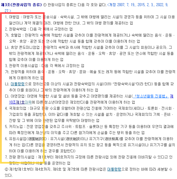  여행업 등록기준과 방법