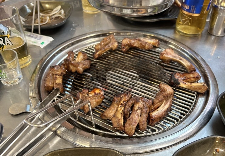  인덕원 '원시 쪽갈비' 존맛..c 예약 필수!