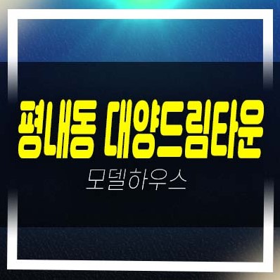  평내동 대양드림타운 투룸,쓰리룸 34~40평대 생애최초,무주택자 신축빌라 전세매물 분양/매매 현장방문 예약