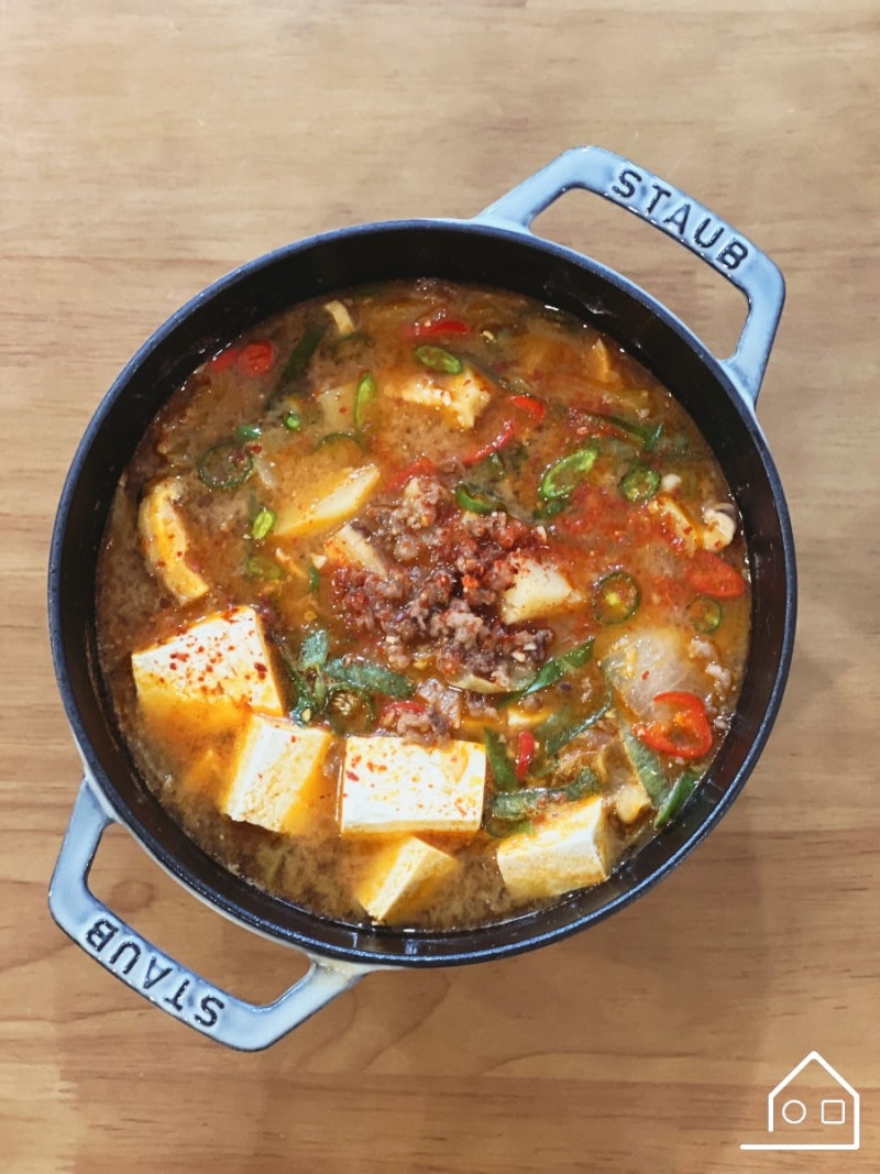 한우 스지 된장찌개 만들기 소고기 된장국 레시피 스지요리 : 네이버 블로그