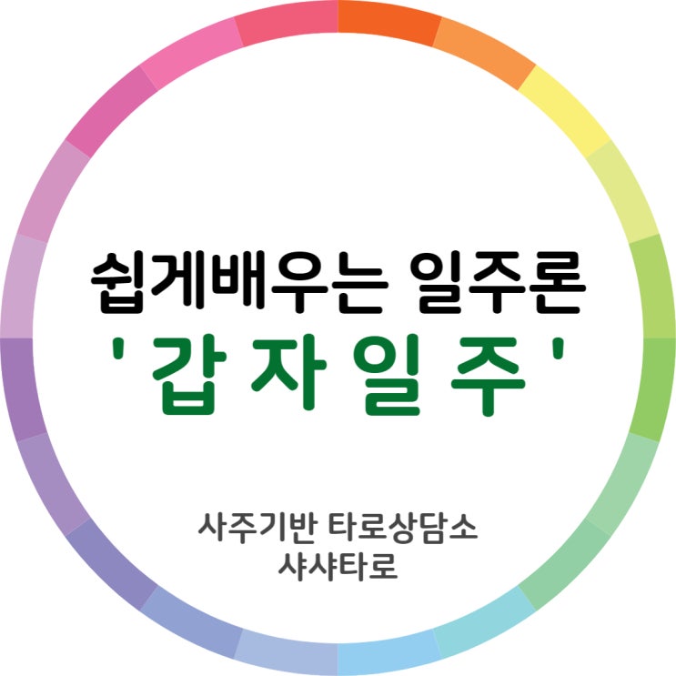  첫 발걸음 인생의 시작, 갑자일주