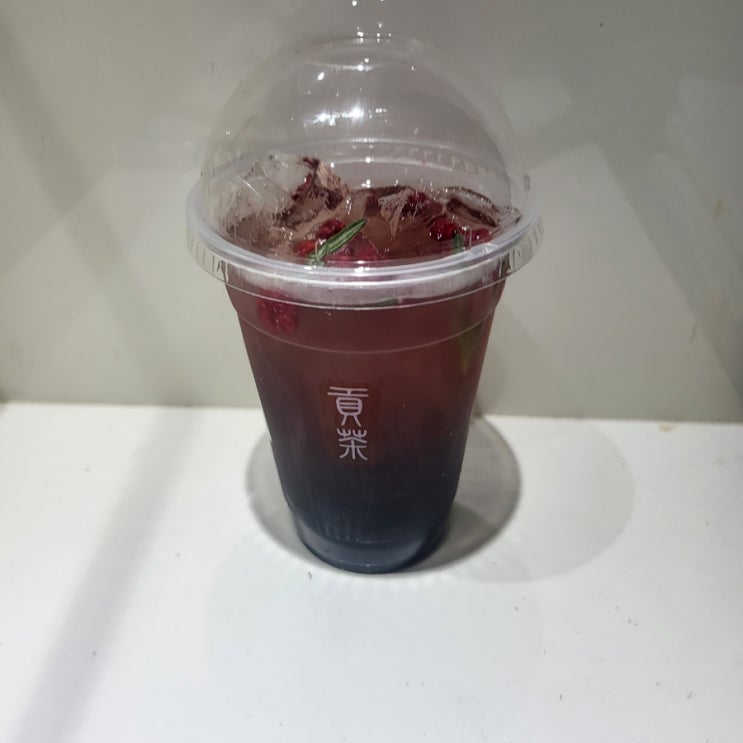  공차 신메뉴, 포도 얼그레이티 리뷰