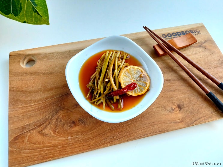  마늘쫑채장아찌 마늘쫑장아찌담그는법
