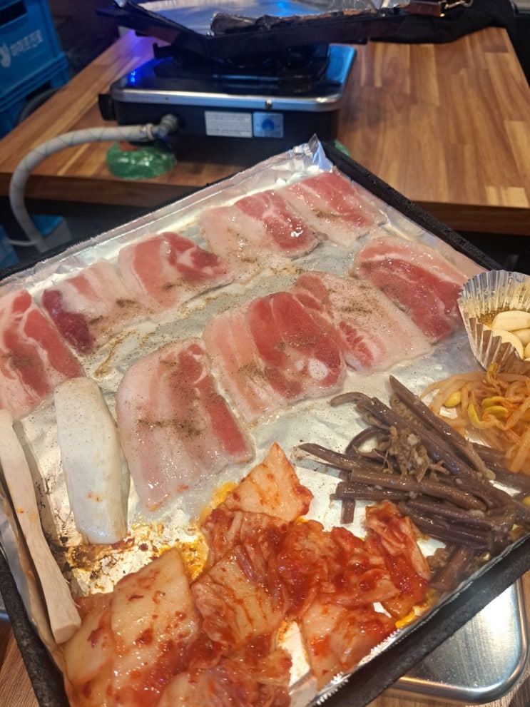 [성남동맛집] 철뚝집 모란점 :: 모란역고기집, 가성비 냉삼 맛집에서 고기 데이트