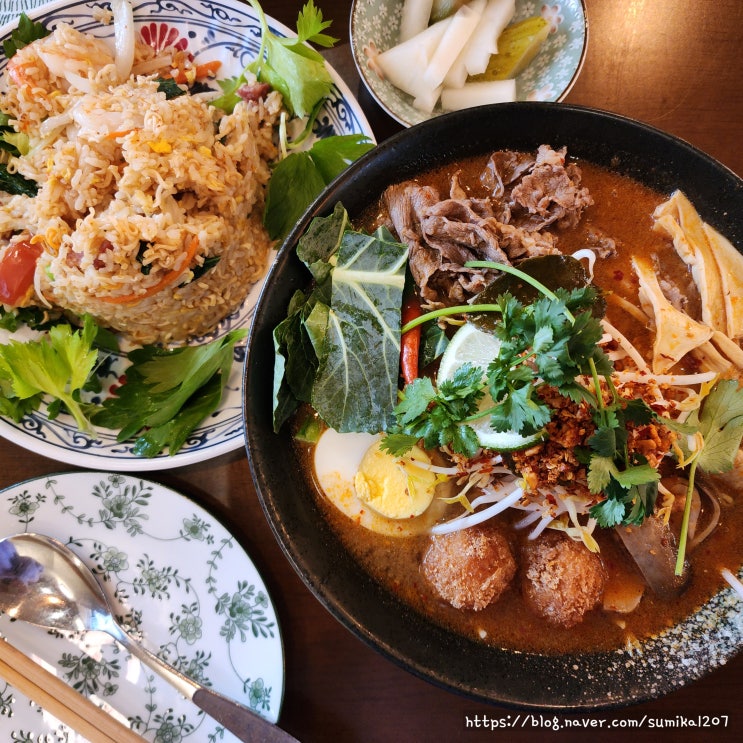 서울역 서울로 맛집 차차타이 태국요리 똠양쌀국수 똠얌마마볶음밥