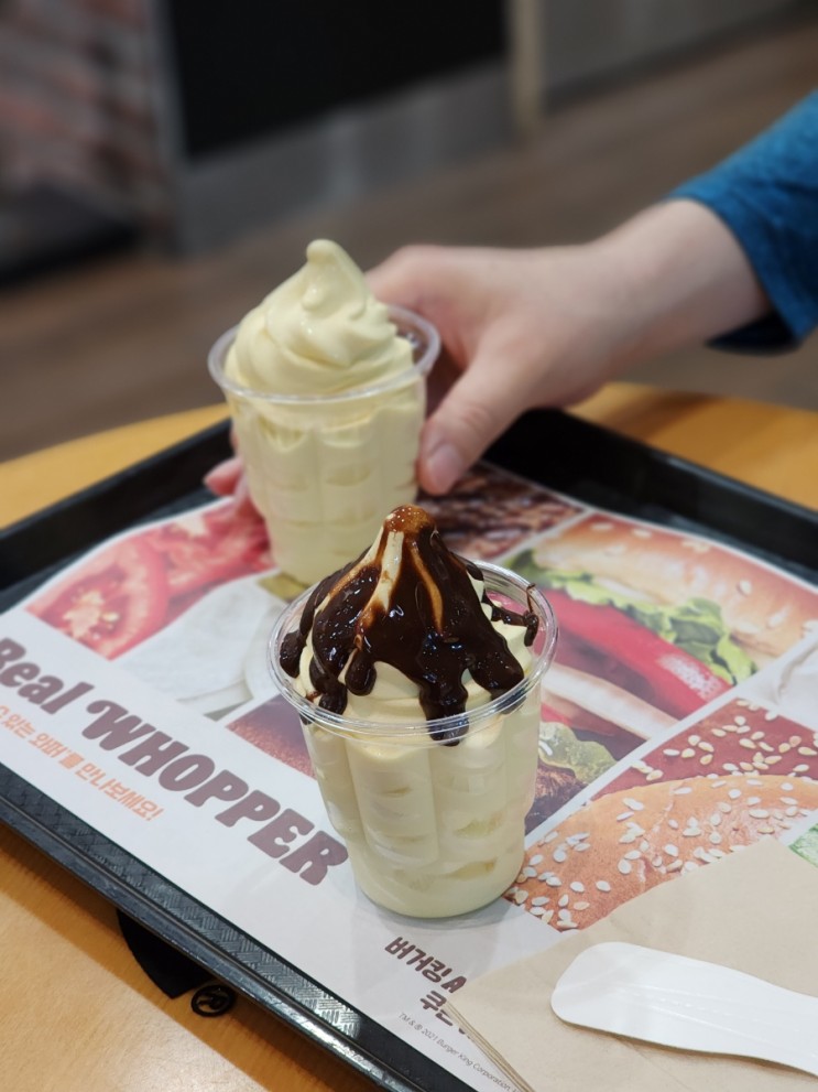 구리 24시 맛집 [버거킹] 행사 5월 신메뉴 출시 망고선데, 망고아이스크림 가격
