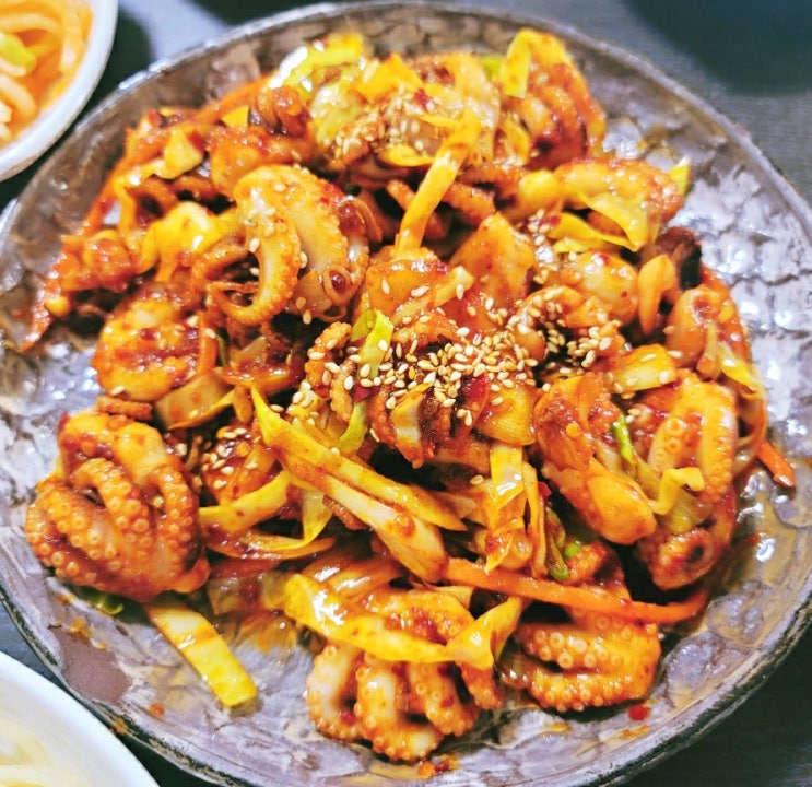  불맛나는 매운 주꾸미 볶음 맛집 김포 그집 쭈꾸미