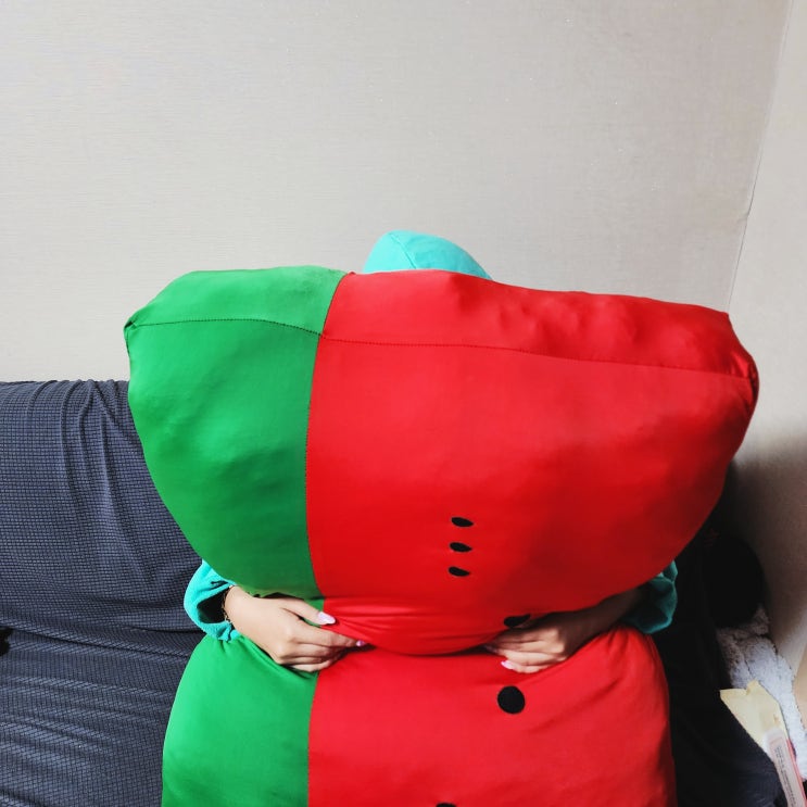  미니멀룸 슈퍼쿨링 얼음 수박필로우로 여름준비