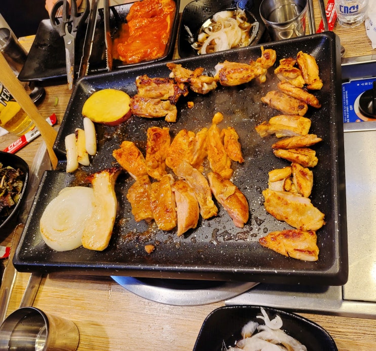  양산 단체회식 | 잡앗닭 삼색닭갈비 특수부위 후기