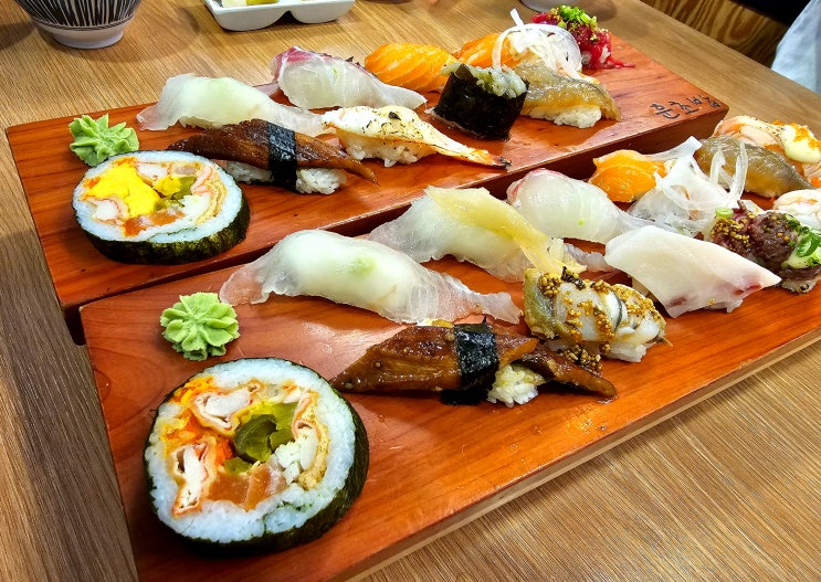  청라 맛집 청라호수 커넬웨이 인근 싱싱한 초밥 모듬집 훈초밥 청라점