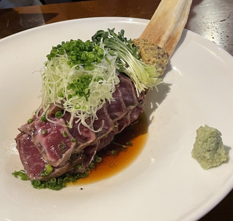  구미 인동 채끝 타다끼와 소프트 크랩이 맛있는 코노지