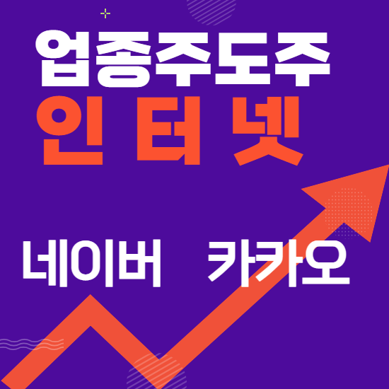  업종주도주 - 인터넷(네이버,카카오 주식주가분석 및 전망)