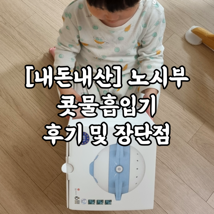  [내돈내산] 노시부 프로 콧물흡입기 후기 및 장단점
