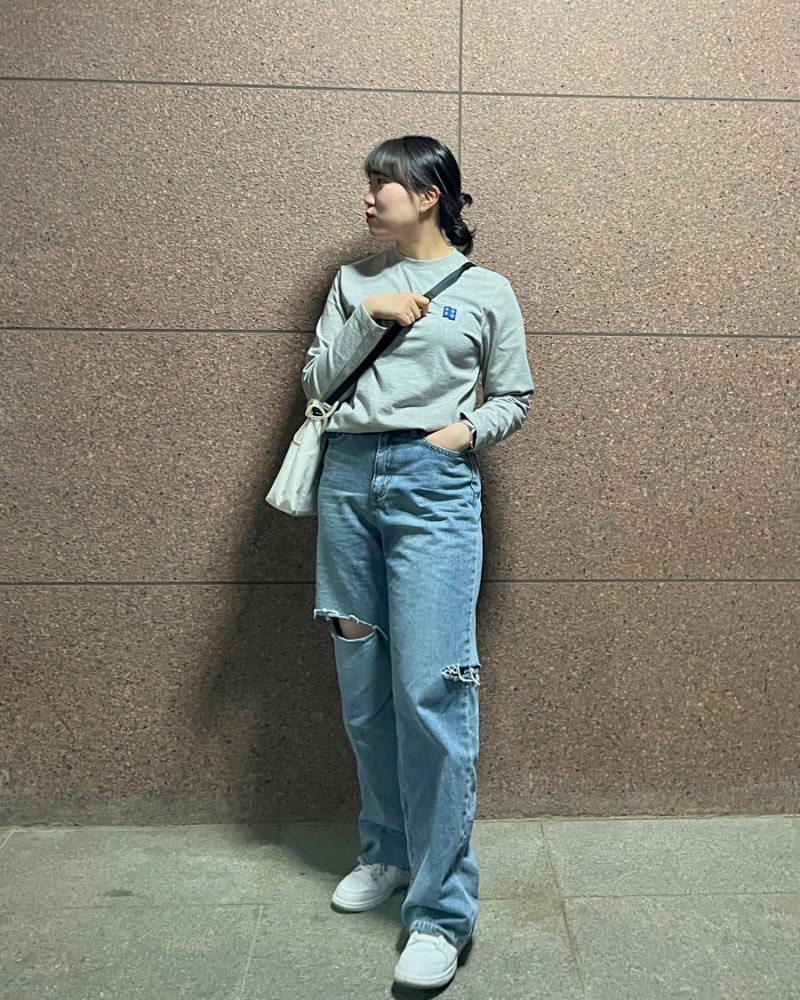 [ADER ERROR] 아더 홍대 스페이스 | 아더에러 시그니피컨트 롱슬리브 그레이