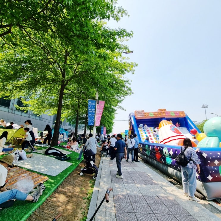  삼성전자 어린이날 행사 입장, 체험, 기념품, 텐트, 구내식당
