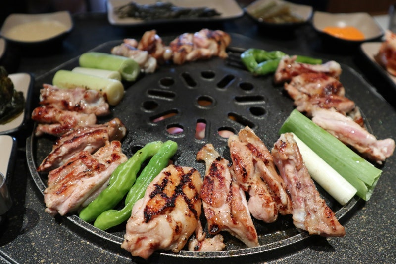 목동 닭갈비 맛집 팔각도 목동본점 숯불닭갈비 후기 : 네이버 블로그