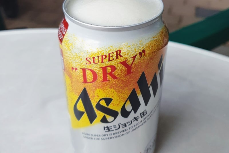 아사히 슈퍼드라이 생맥주캔 맛 후기