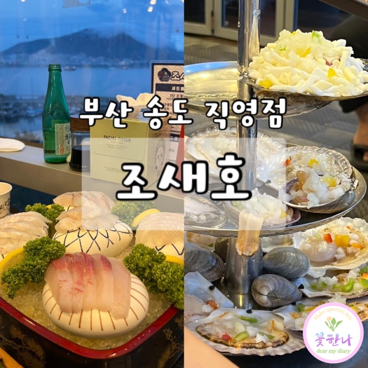 부산 송도 맛집 / 조새호에서 조개구이와 회 즐기기