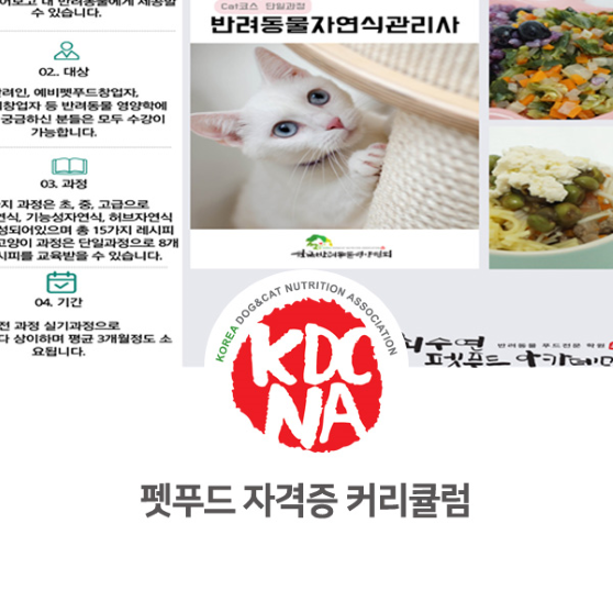  한국반려동물영양협회 수원나슬지부 펫푸드 과정 커리큘럼 [최수연펫푸드아카데미/강아지간식/반려동물영양전문가/수원/안산/부평_1090]