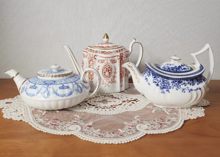  [wedgwood]_1800년대 앤틱 웨지우드 티팟 3대장