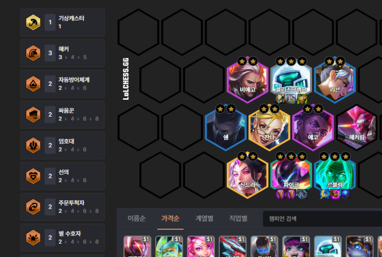  전략적 팀 전투 롤토체스 시즌 8.5 괴물 습격 조준 보정 르블랑 덱 공략 템트리