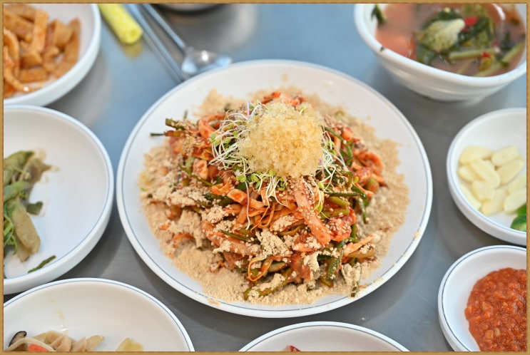  거제멸치정식  건강한멸치요리  거제도굴구이