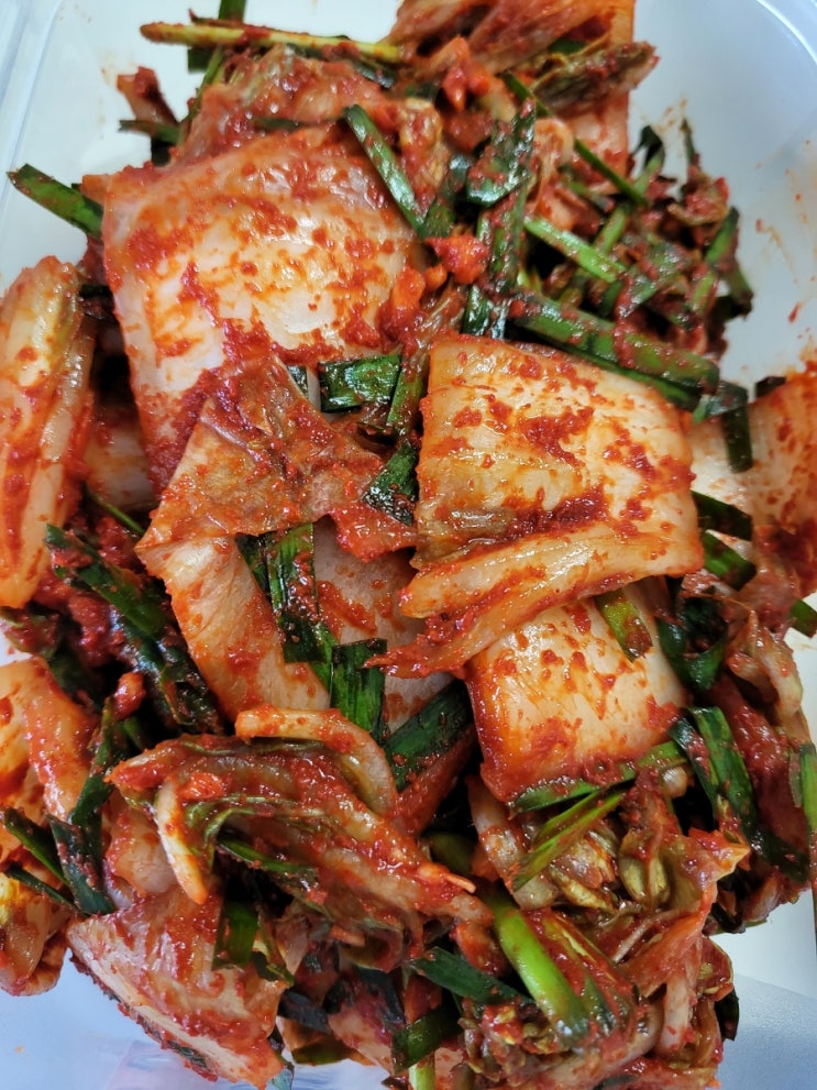 손쉬운 키토 배추겉절이 만들기 쉽게 만드는법 뚝딱뚝딱