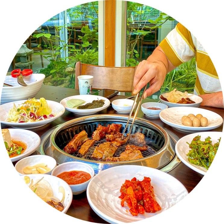  논산 돼지갈비 유가원 맛도 분위기도 최고 탑정호 맛집