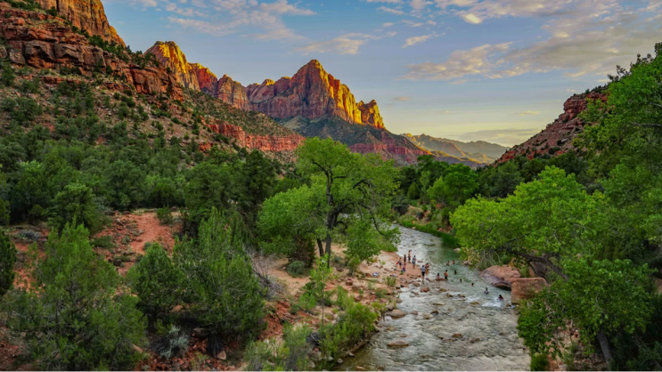 [그랜드캐년 투어1] 지온 국립공원 : Zion canyon, 자이언 캐년