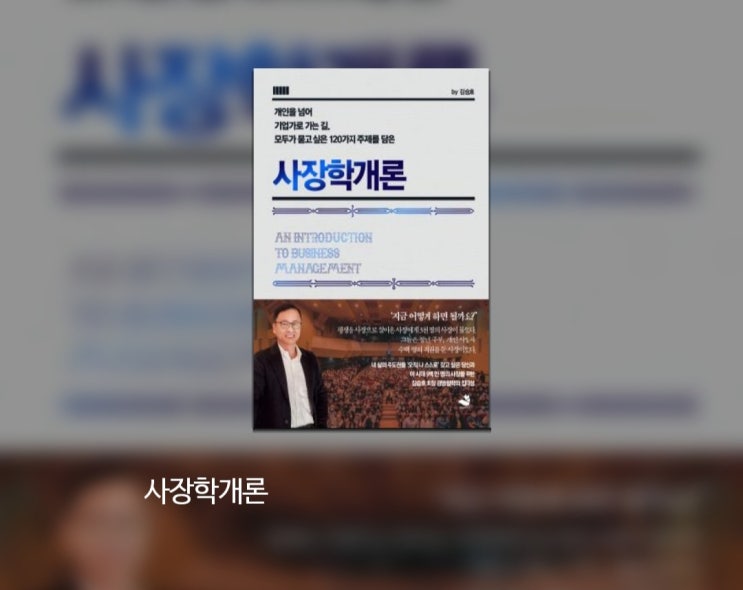  사장학개론-완/김승호