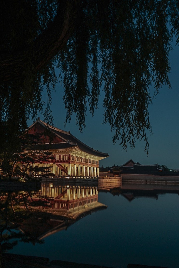  경복궁 야간개장 경회루 야경
