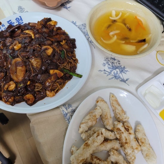  동원 중국집 탕짜 시켜먹기