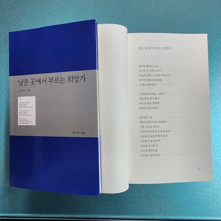  낮은 곳에서 부르는 희망가(김옥자 시)